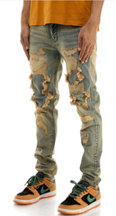 Vaqueros ajustados KDNK RIP Y REPAIR KND4679 azul