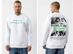 SUDADERA PLUS EIGHTEEN LEGENDS LIVE FOREVER, (18PL2) BLANCA