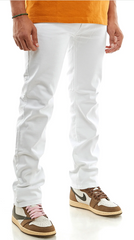 KDNK MEN TWILL SLIM PANTS SS201 WHITE