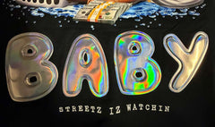 SIW T-SHIRT TRAP BABY 5 BLACK PREMIUM TEE