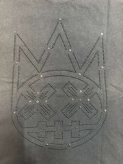 CULT OF INDIVIDUALITY OVERSIZED SHORT SLEEVE CREW NECK TEE "METAL LOGO" (626A1-K44A)