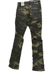 EDICIÓN LEGACY PLISADO COSTURA LATERAL CAMUFLAJE JTF1157C WOODLAND