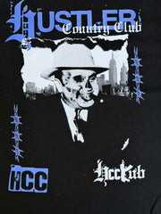 HUSTLERS COUNTRY CLUB T-SHIRT black HCC CAPONE SKULL