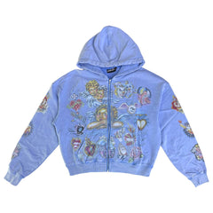 THE SYNDUCATE hoodies "FAITH" ZIP UP- BBY W (SYNH_16 (3))