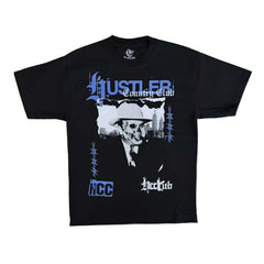 HUSTLERS COUNTRY CLUB T-SHIRT black HCC CAPONE SKULL
