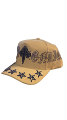 REYESF HAT SIEMPRE CON DIOS WHITE/ BLUE V22