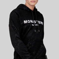 Sudadera negra con capucha del Monasterio Jerjes 1400905140