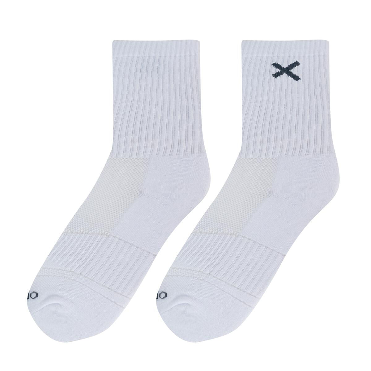 ODD Basix Quarter White (3 Pack) (Cotton) BSXQUWHT3