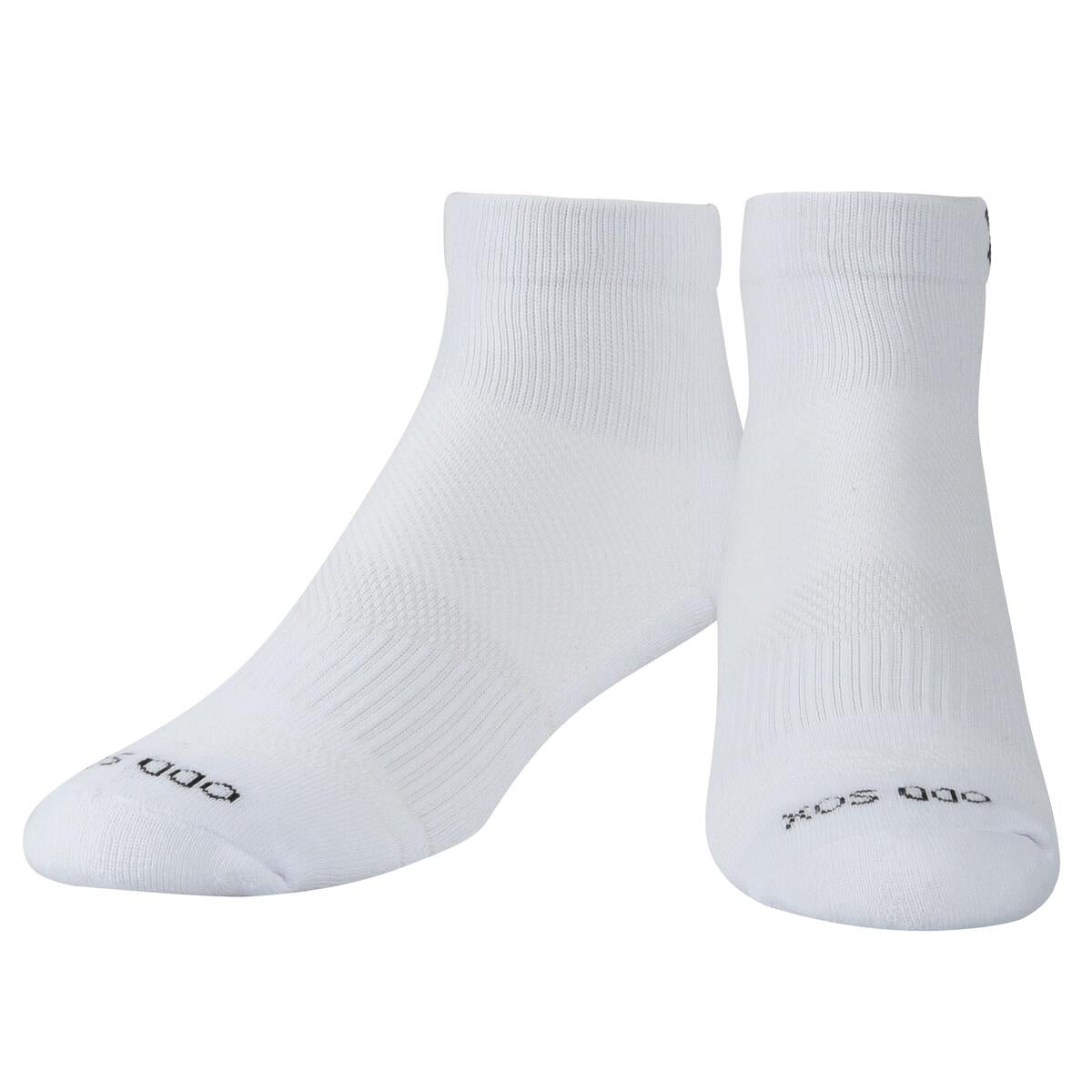 ODD Basix Quarter White (3 Pack) (Cotton) BSXQUWHT3