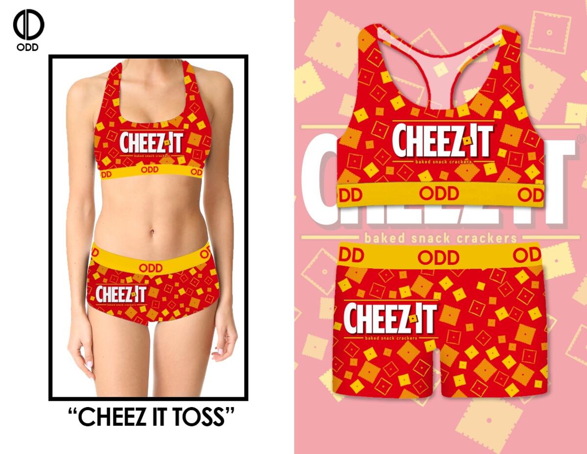 ODD Womens Cheez It Toss - Womens Boy Shorts XU35666WBS W -