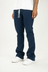 REBEL STACKED FLEECE JOGGER  100-475 NAVY