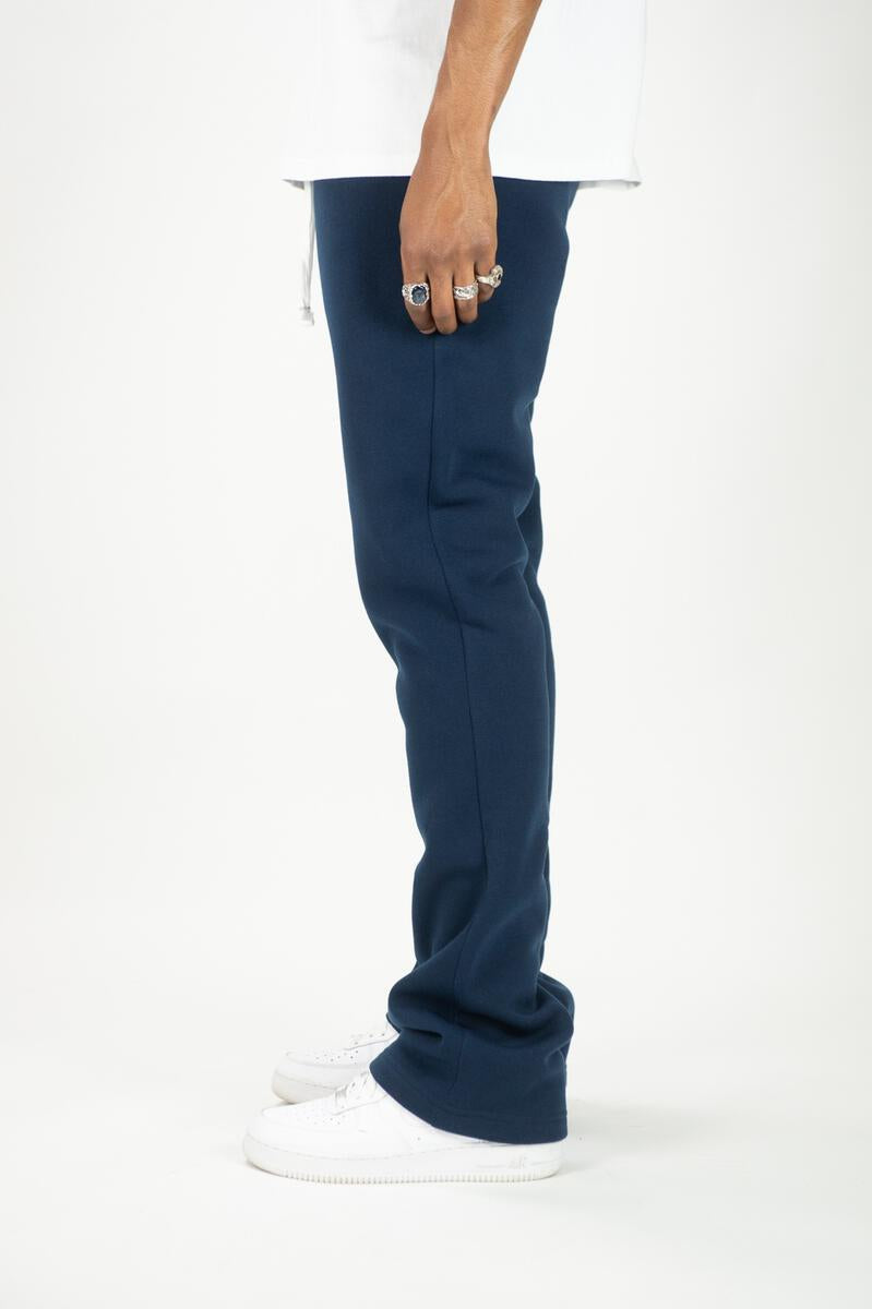 REBEL STACKED FLEECE JOGGER  100-475 NAVY