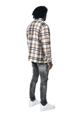 SMOKE RISE PLAID FLANNEL OVERSHIRT WH23598