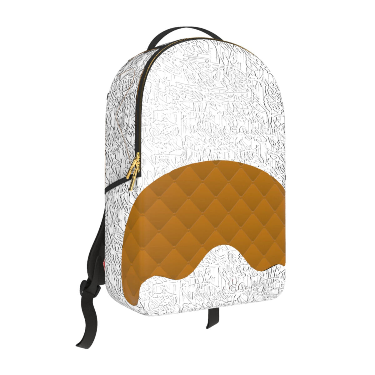 SPRAYGROUND PARIS EMBOSSED COGNAC DLXSV BACKPACK B6105