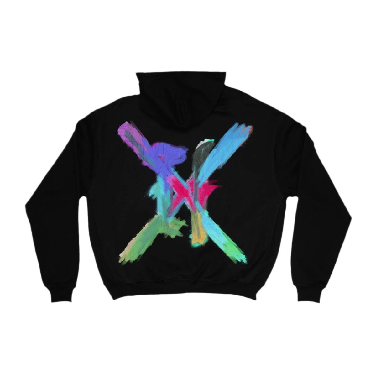 XHostile-paint HOODIE XH-H09 BLACK