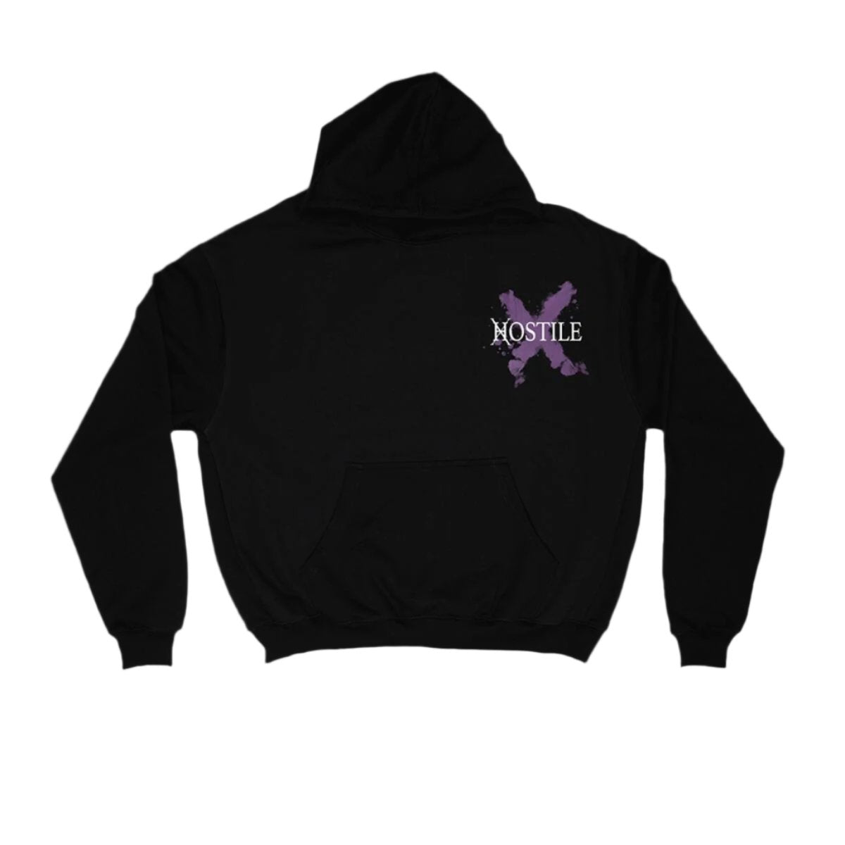 XHostile-paint HOODIE XH-H09 BLACK