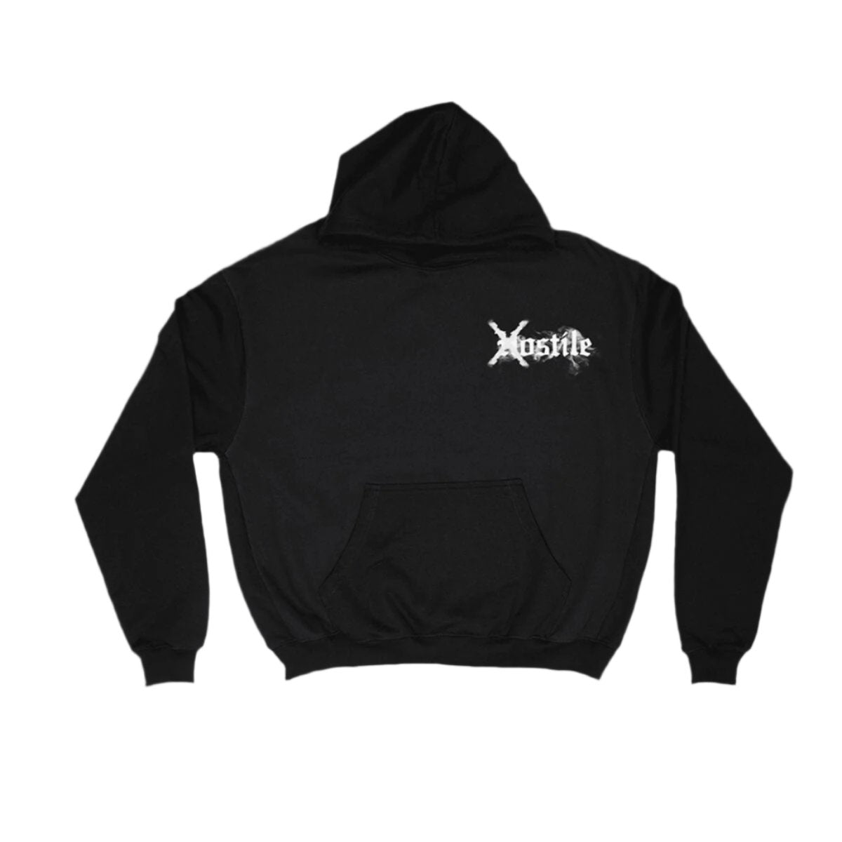 XHostile-smoke HOODIE HX-H002 BLACK