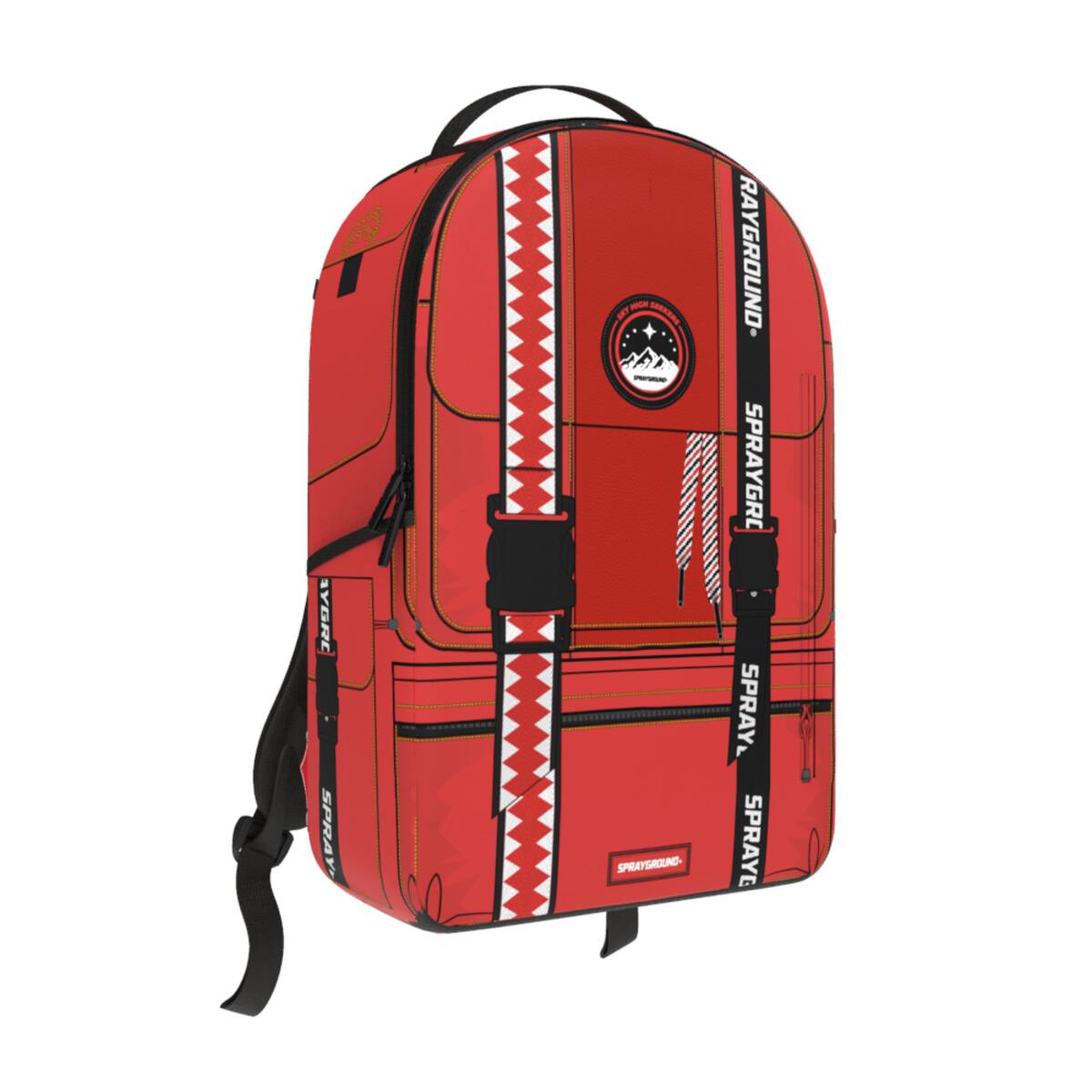 Sprayground SKY HIGH SEEKERS ARCTIC RED BACKPACK B6825