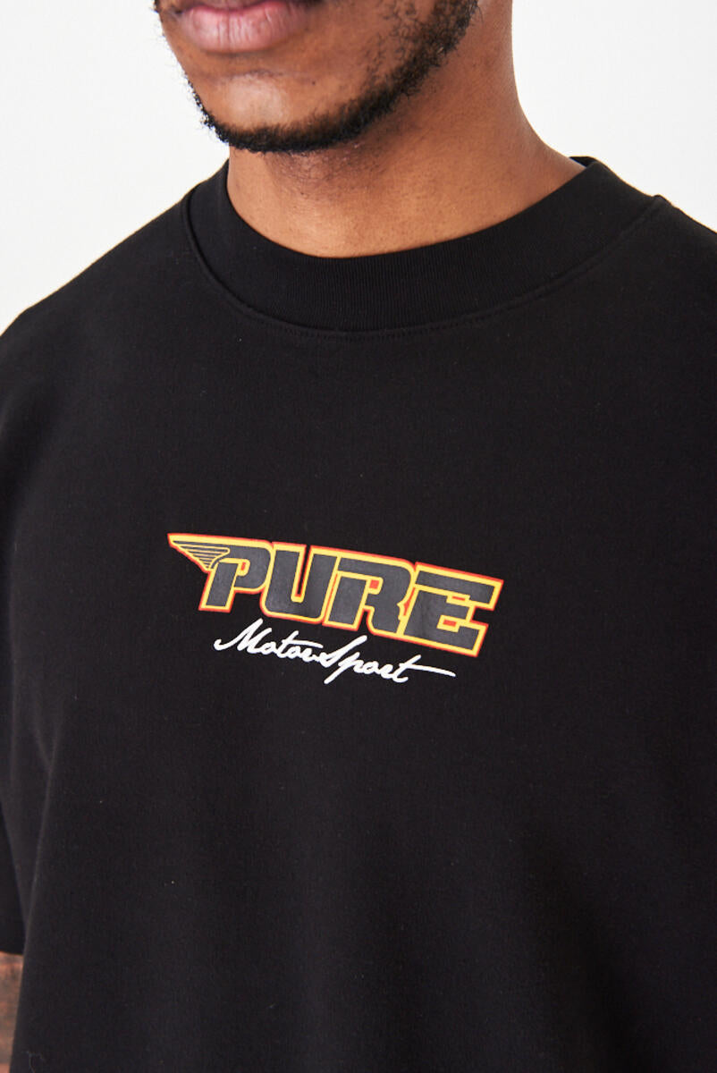 PURE Motorsport black cherub t-shirt PUR16993-1