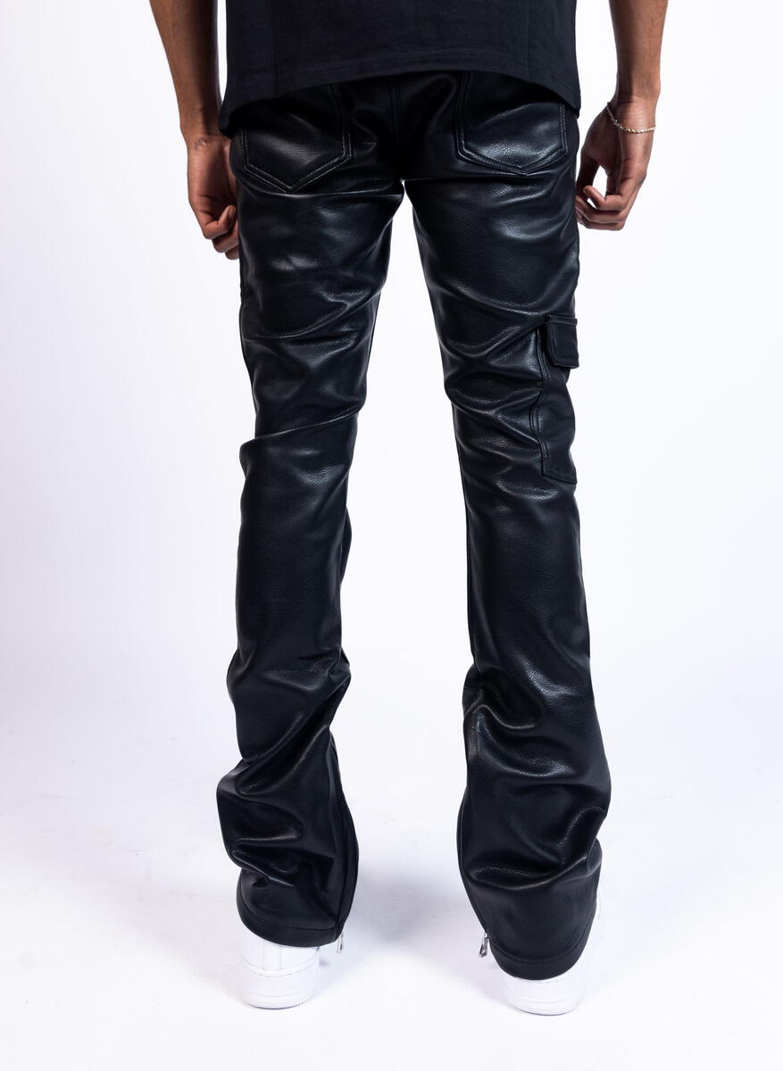 PAPER MONEY PANT (NIGHTRIDER LEATHER) PANTS BLACK 1018