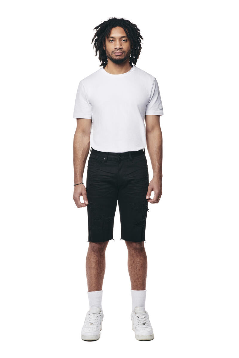 SMOKE RISE ESSENTIAL SHORTS JS24109 JET BLACK