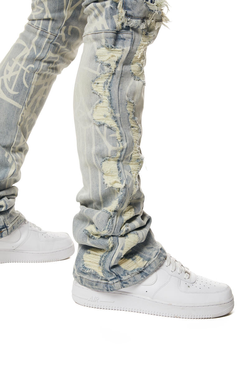 SMOKE RISE HEAVY R&R DOODLE JEANS