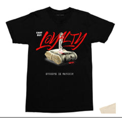 SIW CANT BUY LOYALTY T-SHIRT (SIW999) BLACK