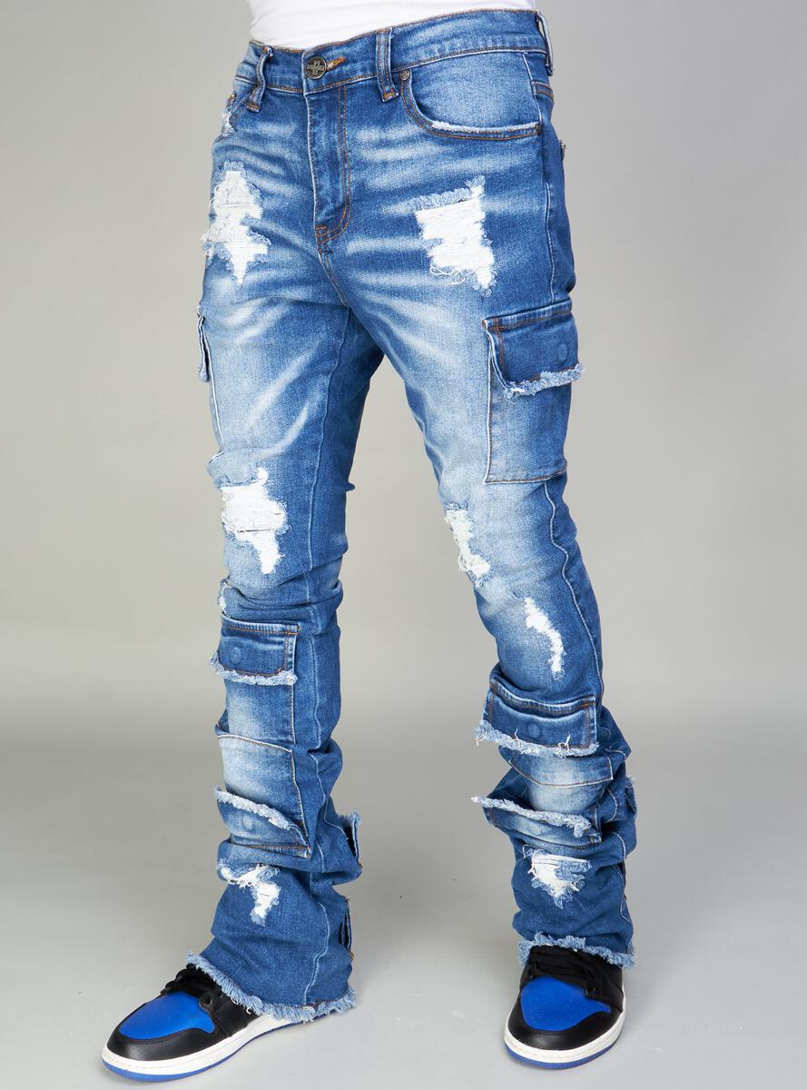 NME Jeans - Stacked - Will - Blue Wash - 503