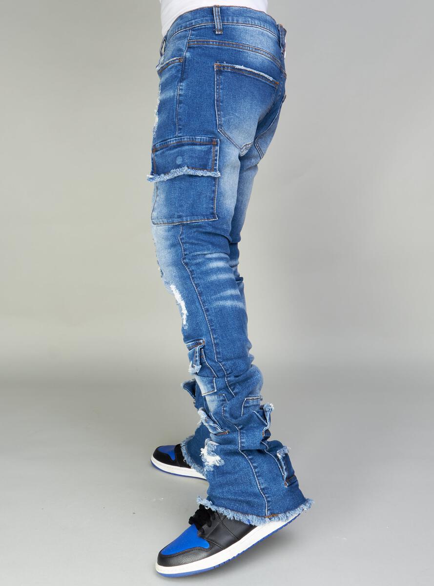 NME Jeans - Stacked - Will - Blue Wash - 503