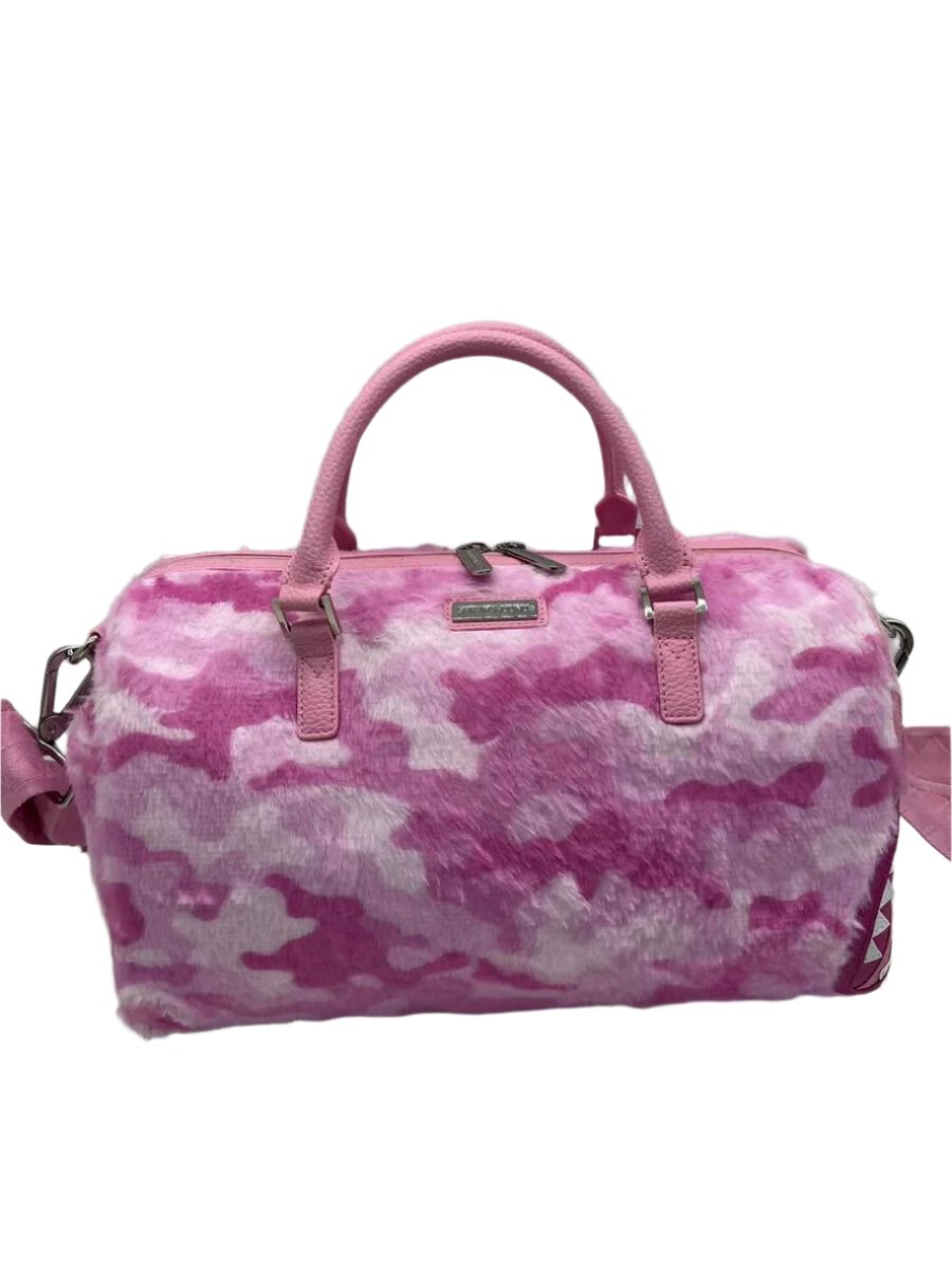 SPRAYGROUND PINK CAMO FAUX MINI FURDUFFLE D6869