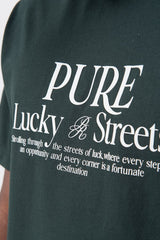 PURE Lucky streets green roulette t-shirt PUR17307-151