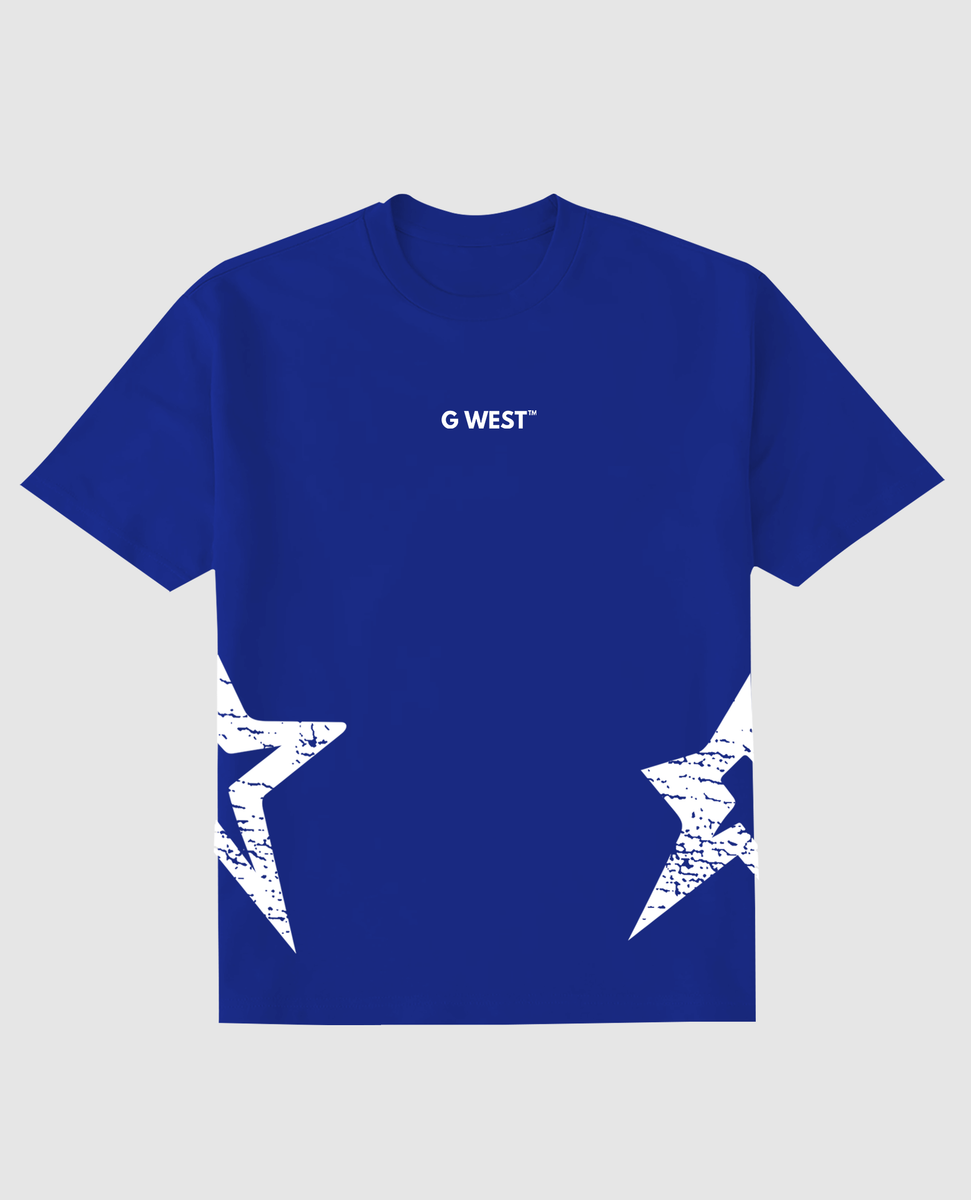 G WEST ARCH LOGO ROYAL TEE