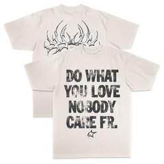 LONELY HEARTS Do What You Love Premium T-Shirt PSST0014 Creme