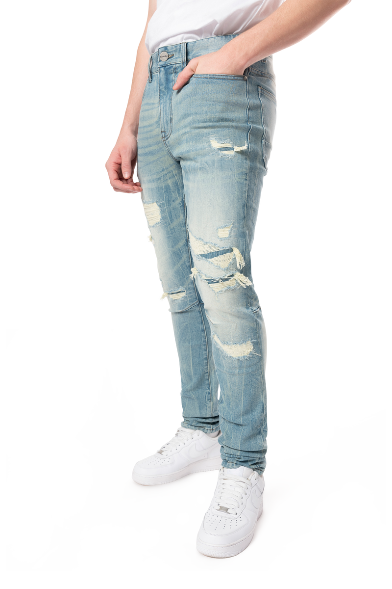 SMOKE RISE VINTAGE WASHED JEANS JP24502 ADONIS BLUE JEANS