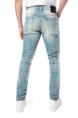 SMOKE RISE VINTAGE WASHED JEANS JP24502 ADONIS BLUE JEANS