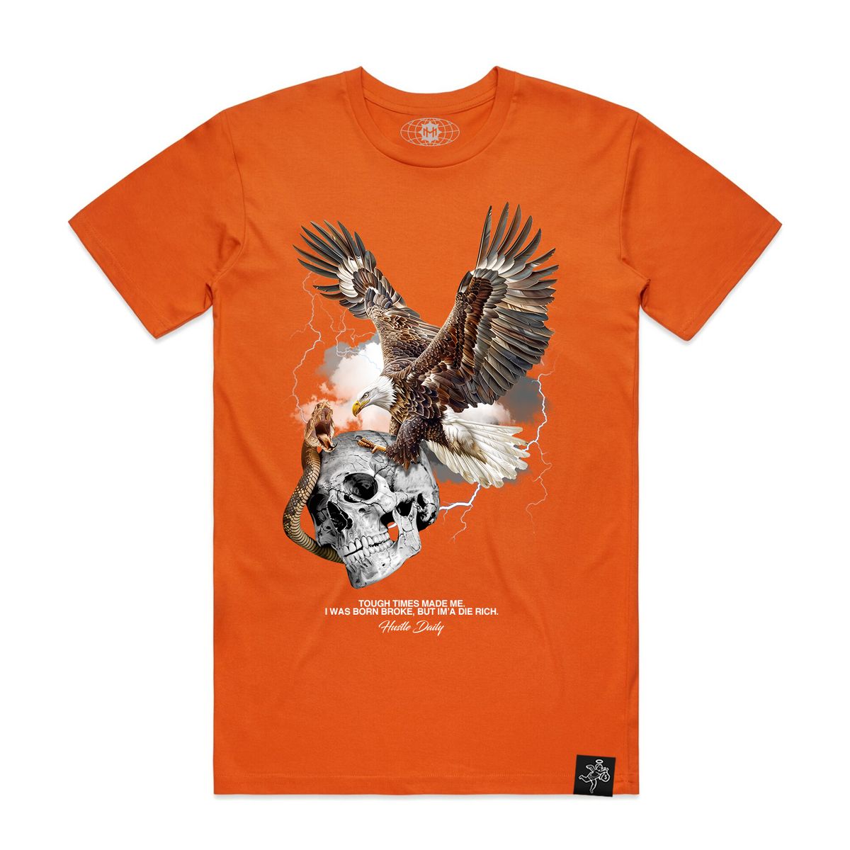 MUERTE Skull Eagle AS5001 ORANGE