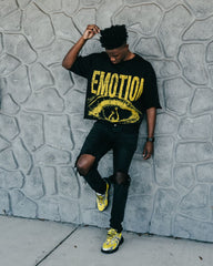 MIXED EMOTION Cropped "Trapped" Tee