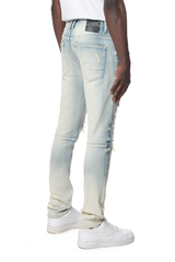 SMOKE RISE VINTAGE WASHED JEANS JP23733 OMBRE BL