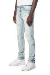 SMOKE RISE  WAVE EFFECT JEANS JP24108 PIER BLUE