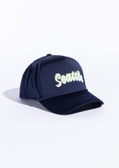 REFERENCIA SEATTLE SOUVENIR HAT REF624 SATIN NAVY