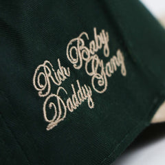 Outrank RBDG 3D Puff Embroidery Snapback QSH261 Dark Green/ Khaki