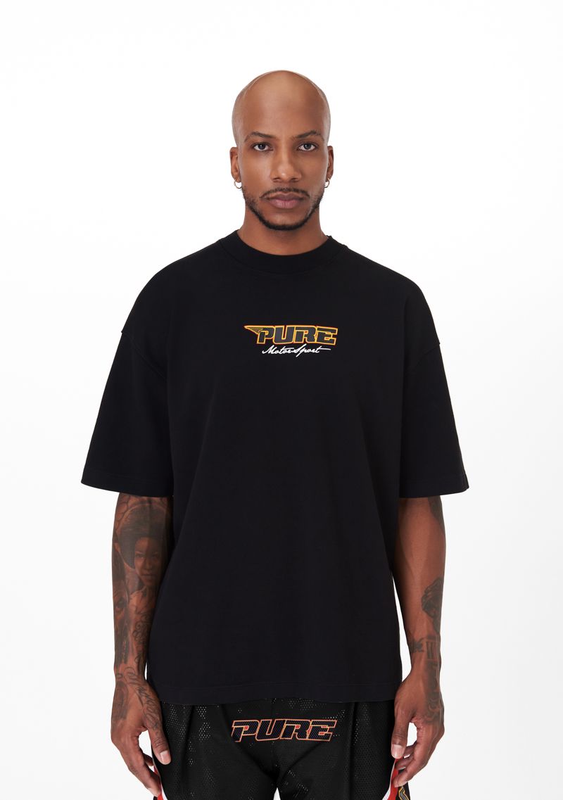 PURE Motorsport black cherub t-shirt PUR16993-1