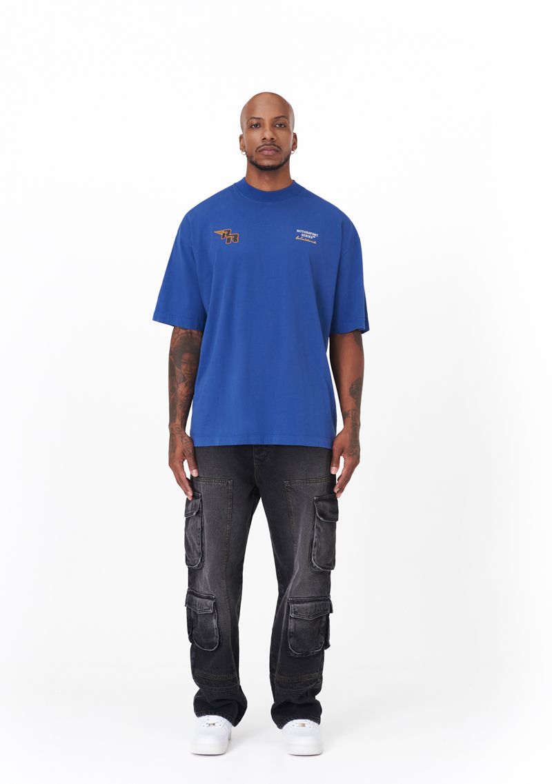 PURE motorsport blue t-shirt PUR16980-157