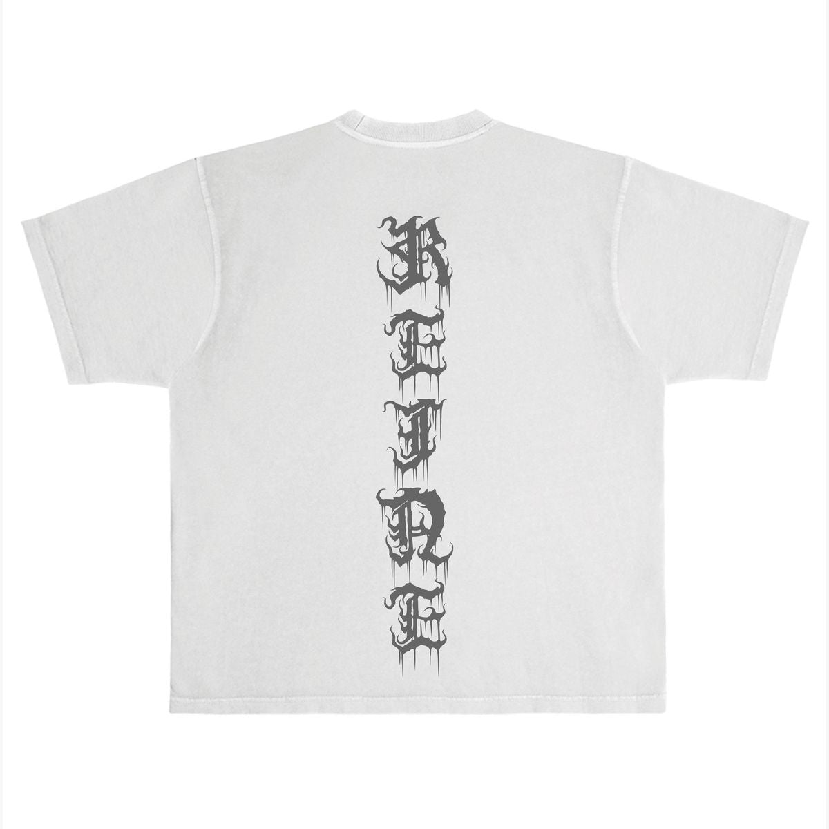 NOVEMBER DARE DEVIL" HEAVYWEIGHT LUXURY T-SHIRT GREY