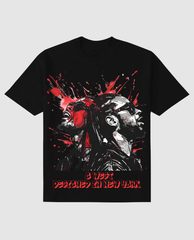 G WEST MUSIC CLUB TEE GWPBAST9123 Black/Red