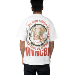 INVNCBL BARBED SKULL TEE INV-KT-056 IVORY