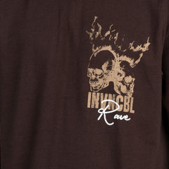 INVNCBL ANARCHY TEE INV-KT-047 CHOLOLATE