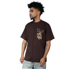 INVNCBL ANARCHY TEE INV-KT-047 CHOLOLATE