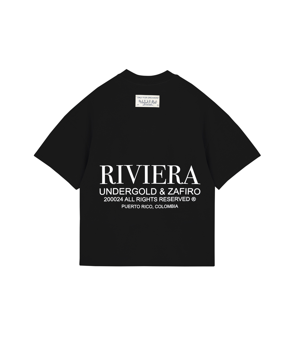 UNDERGOLD Riviera Fruit Angels Boxy Tshirt Black