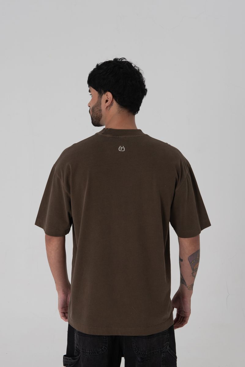 PURE Heraldic Brown T-shirt PUR18520